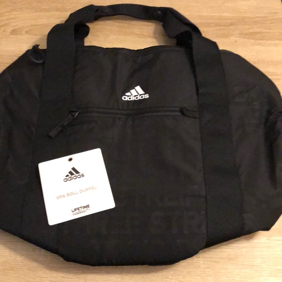 adidas Other - ADIDAS VFA roll duffle bag in black 18”